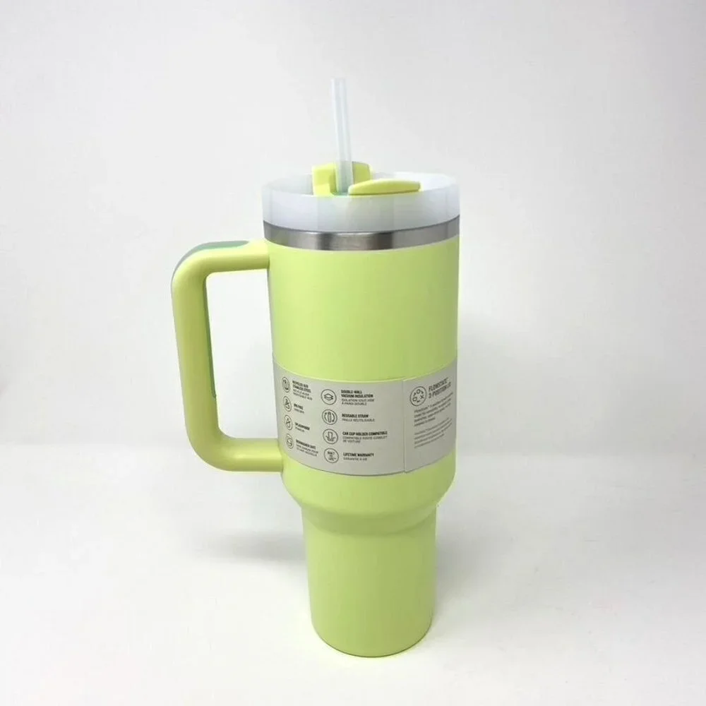 Stanley 40 oz Quencher H2.0 FlowState Tumbler Citron - Picture 4 of 6
